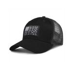 Six Panel Patch Soft Mesh Trucker Hat With Plat Front Embroidery