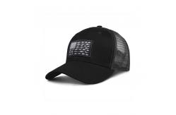 China Six Panel Patch Soft Mesh Trucker Hat With Plat Front Embroidery supplier