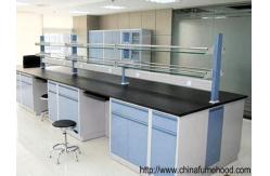 China 3000mm Steel Lab Furniture Desk Smooth C / H Frames With Strong Loading Capacity supplier