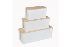 China PS6 Desktop Cable Management Box With Power Strip Multi Plug Socket supplier