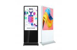 China 55Inch Interactive Touch Screen Kiosk Floor Stand Capacitive Multi Touch Kiosk supplier