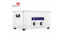 China 40Khz 480 Watt Mechanical Ultrasonic Cleaner 22L PCB Stencil Hardware Cleaning supplier