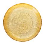 2022 NEW Silver Decorated Spray Glass Charger Dinnerware High Quality Charger Plates for sale