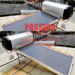 Flat Collector Solar Water Heater 150L Pressurized Flat Panel Solar House Heating for sale