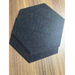 Hexagon Colorful PET Acoustic Panels Wood Insulation Sound Board For Ceiling for sale