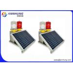 60W IP65 Double Solar Powered Warning Lights Medium - Intensity Flash Mode for sale