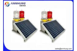 China 60W IP65 Double Solar Powered Warning Lights Medium - Intensity Flash Mode supplier