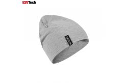 China Fluorescent Running Hat High Visibility Knit Reflective Patch Beanie supplier