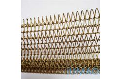 China Spiral Woven Decorative Wire Mesh For Architectural Baluster supplier