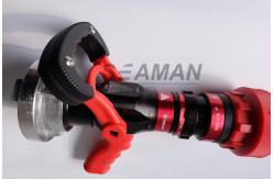 China Automatic 4 Position High Pressure Fire Hose Nozzles Fire Pistol Adjustable Flow Rate supplier