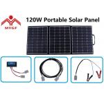 120 Watt Portable Solar Panel Lightweight Easy For Carrying Outdoor Working for sale