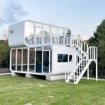 Prefab Modular Steel Maison Modulable for Hotels Tiny Homes Cabin Office or Apple Cabin for sale