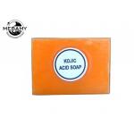 Natural Antibacterial Kojic Acid Soap Orange Skin Lightening For Face / Body for sale