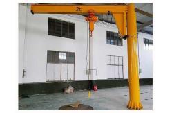 China Pillar Mounted Jib Rotating Crane Working Customized In Warahouse supplier