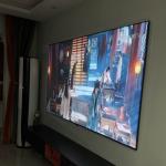 PET Long Throw Alr Projector Screen 3D 4k Projection Screens 100 Inch