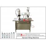 Semi Automatic Aerosol Co2 Filling Machine Snow Spray Making Machine With Bag On Valve for sale