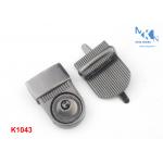 Polished 25.6mm Bag Twist Lock With Hanging Plating Metal Push Bag Lock