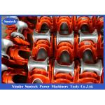 10.5Kg Galvanzied Frame Cable Laying Roller , Cable Pulling Rollers for sale