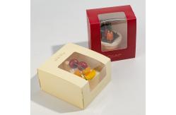 China Wholesale customization with logo transparent window cake and pastry packaging baking box supplier