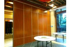 China Sliding Aluminium Roller Track Acoustic Partition Wall For Muti - Function Hall supplier