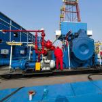 F1600 Model Mud Pump Unit With Motor Drive 3000 Psi Rated Pressure