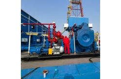 China F1600 Model Mud Pump Unit With Motor Drive 3000 Psi Rated Pressure supplier