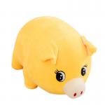 30cm Polyester Pink Yellow Pig Stuffed Plush Toys Large Pet Sleep Pillow