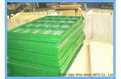 China Steel Frame Sieving Mining Screen Mesh Shale Shaker Screen Rectangular Hole supplier