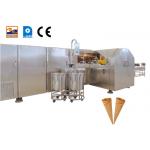 Automatic Rolled Sugar Cone Production Line Ice Cream Industrial Baking Waffle Cone Making Machine for sale
