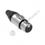 7-Pin XLR Audio Video Connectors Female Male Plug Socket Indoor Protection 7-Pole Industrial Electronics Accessories for sale