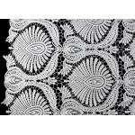 Heavy Embroidey Polyester Lace Fabric With French Venice Guipure DTM Azo Free for sale