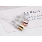 Crimpless Rose Gold Perfume Spray Pump Aluminum Plastic With Collar For Bottles for sale