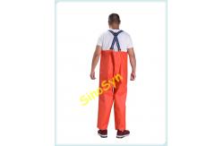 China FQY1902 Orange PVC Safty Chest/ Waist Protective Working Fishery Men Pants supplier