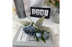 China Decorative flowers with artificial rose ornaments supplier