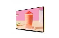 China Menu Board 400nits 8ms Wall Mounted Digital Signage CCC supplier