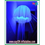 Wedding Party / Events Inflatable Lighting Decoration , 190T Nylon Cloth Inflatable Jellyfish for sale