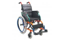 China 30cm Aluminum Manual Wheelchair For Home Use Pediatrics Children supplier