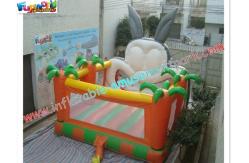 China Inflatable Rabbit Commercial Bouncy Castles With CE / EN14960 supplier