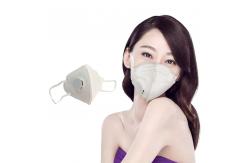 China Breathable Foldable FFP2 Mask Anti Pollution For Construction / Mining supplier