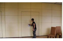 China Classroom Sound Proof Partitions , Aluminium Frame Sliding Folding Wall Dividers supplier