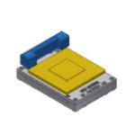 Plug In 5398ZIF-325 Azimuth Carrier Test Socket 3.3in 85mm Azimuth Socket