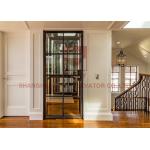 Marble Floor Gearless Traction High Speed Elevator With Stainless Steel Handrail for sale
