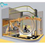 360 Degree Flying Bike Ride Light Wheel Swing Machine For Backyard Amusement Park for sale