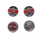 Custom Round Tinplate Pin Badges with Safety Back – Promotional Metal Button Badges for sale