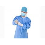 Reinforced Disposable Surgical Gown For Hospital 30 / 40gsm SMS Sterile for sale