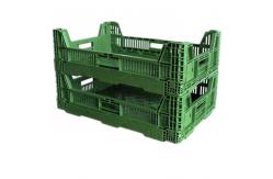 China Cheap foldable stackable plastic box for fruits supplier