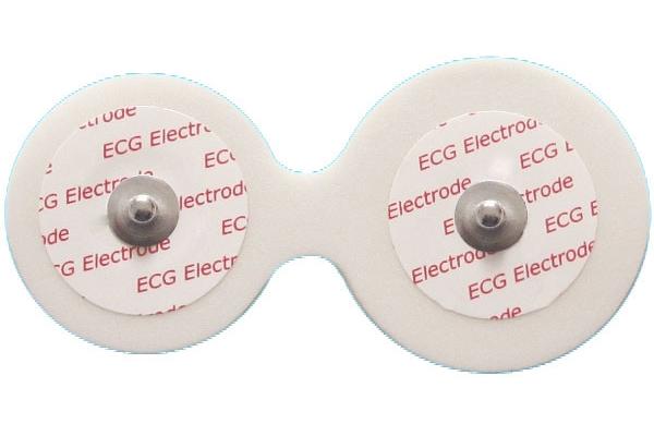 PE Foam Double Round Radiolucent Ecg Chest Electrode