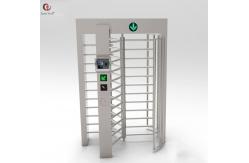 China SUS 304 Silver Full Height Security Gate Turnstile Barrier Gate supplier