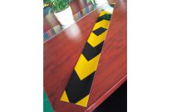 China Red And White Chevron Right / Left Vehicle Reflective Tape Weather Resistant supplier