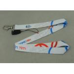 Promotional Satin Sublimation Lanyards Mobile Straps Two Sides Printing for sale